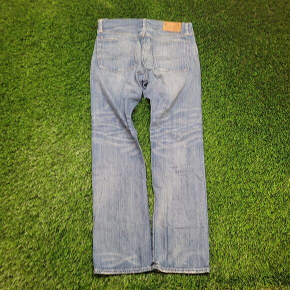 VTG 90s Polo Ralph Lauren Jeans Mens 32x31 (Tagged 32x30) Faded Tapered Leg - Picture 6 of 11